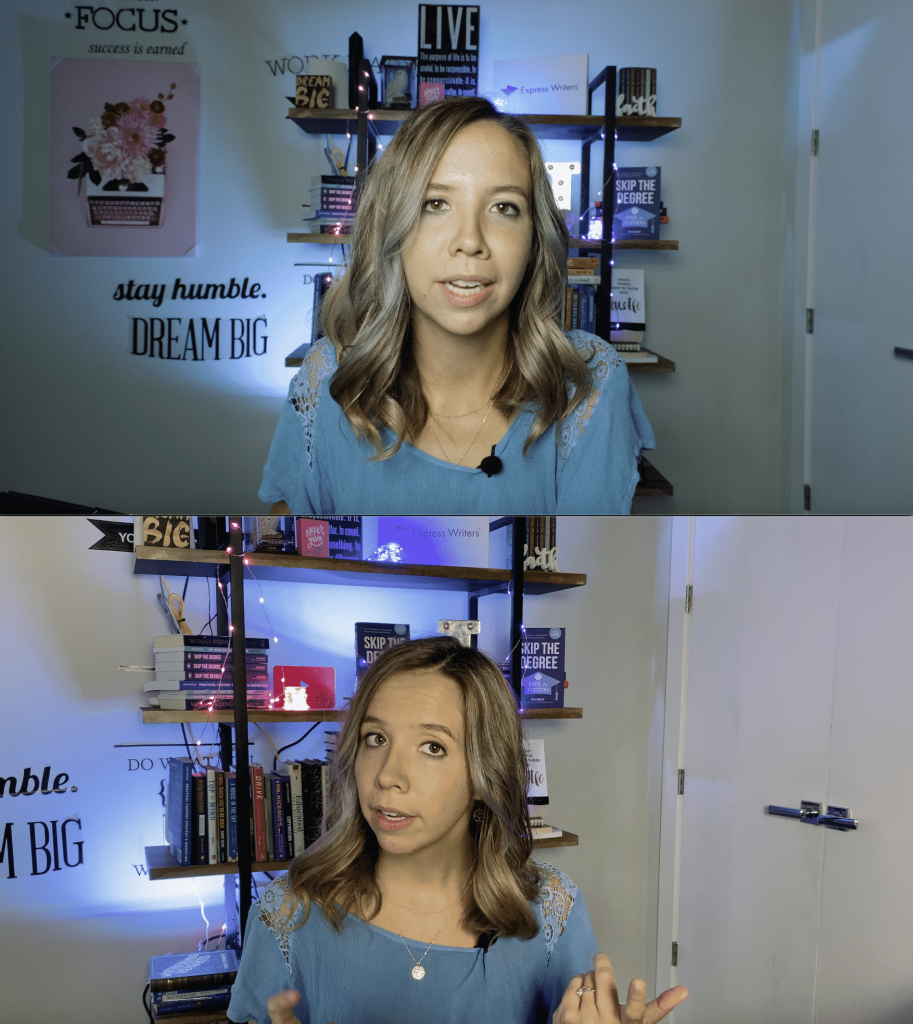 difference in youtube filming equipment