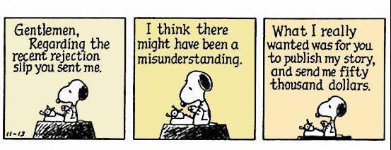 snoopy the writer