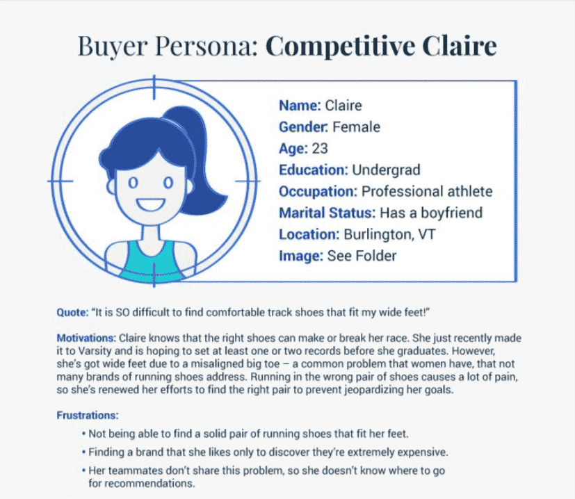 business persona example