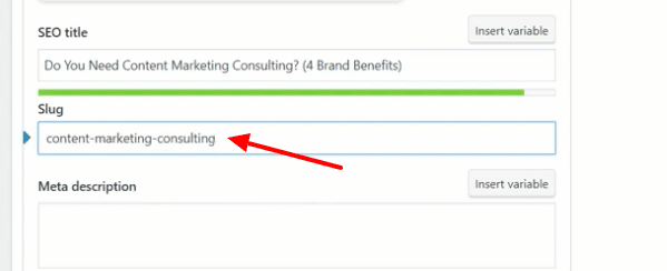 slug in yoast