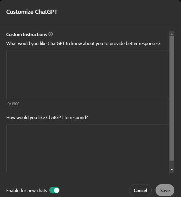 customize chatgpt