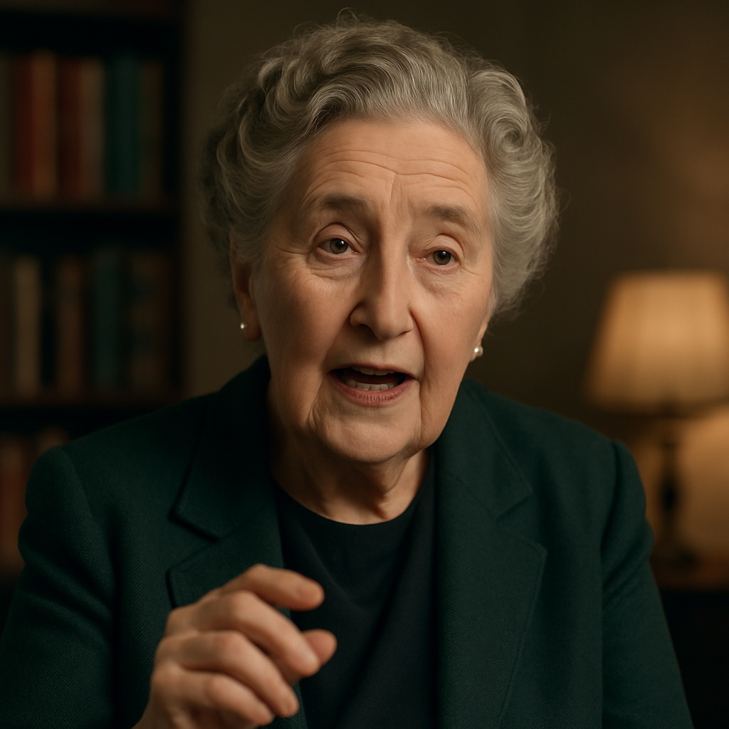 Deepfaked Agatha Christie