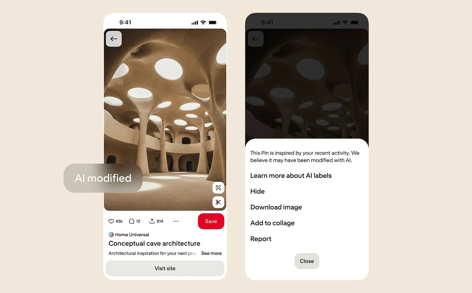 Pinterest Labels AI-Generated Content